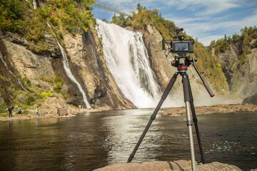 Camera and waterfalls