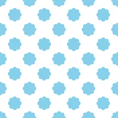 Poster Blue pattern on white seamless backdrop. Modern background. © TOMARILLO