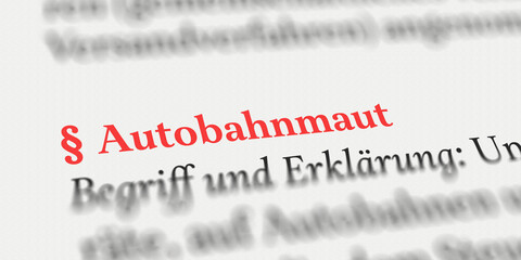 Autobahnmaut
