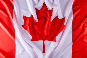 Canada flag background. Happy Canada Day. Independence day. July 1