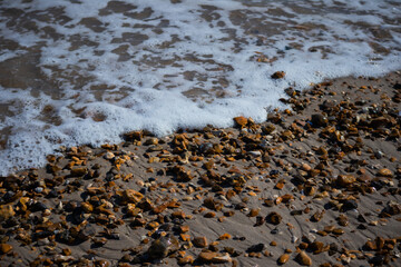 Photo of rocks on beach 