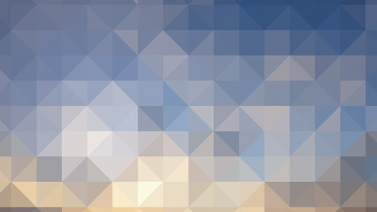 Fototapeta premium Multi-colored rectangular pixel background. The texture consisting of multi-colored triangles.