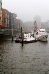 Fototapeta premium Ciudad de Hamburgo en el país de Alemania.