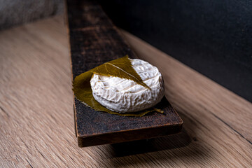 Cheese Delight of Tokyo, leaf decorated. French natural product.