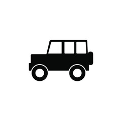 car icon on white isolate. Vector illustration
