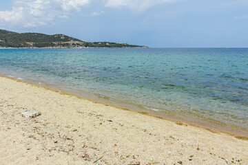 Panorama of Iraklitsa beach,  Greece