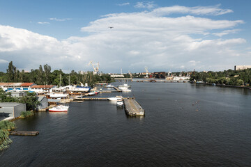 boats in the harbor