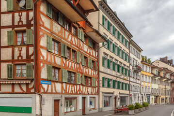 Fototapeta na wymiar Street in Lucerne, Switzerland