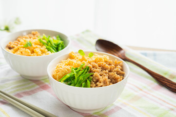 鶏そぼろ丼