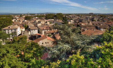 Fototapeta na wymiar Cityscape of Avignon, France