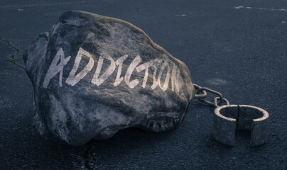 Shackled to addiction