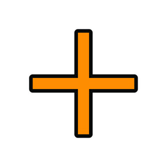 Fototapeta premium plus icon logo isolated white