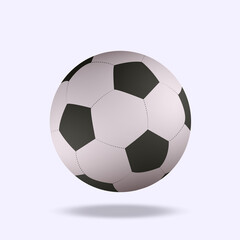 soccer ball isolated on the background