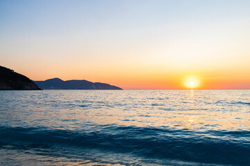 Obraz premium Landscape of Myrtos beach, Kefalonia, Greece.