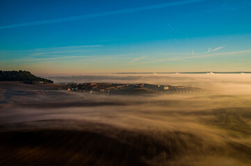 Valladolid entre nieblas