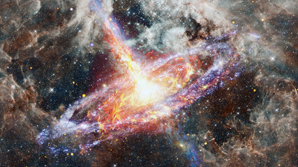 Pulsar in the nebula. Elements of this image furnished by NASA