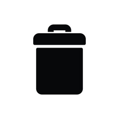 Trash can icon. Bin icon vector