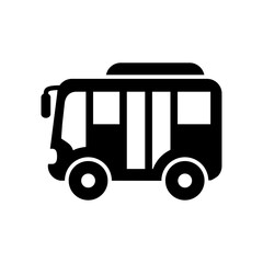 BUS icon logo illustration design