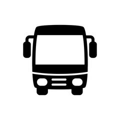 BUS icon logo illustration design