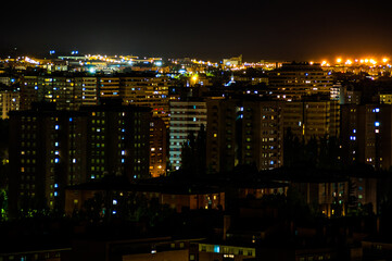 Fototapeta na wymiar Noche en Valladolid