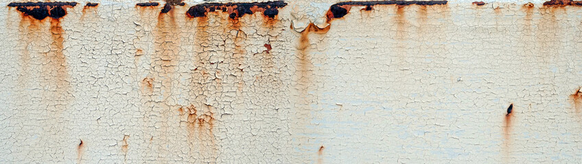 Rust of metals.Corrosive Rust on old iron.Use as illustration for presentation.Background rust texture as a panorama. 