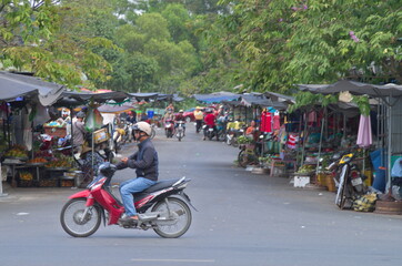Straßenmarkt in Vietnam