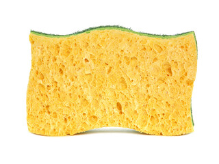 Cleaning sponge isolated on white 