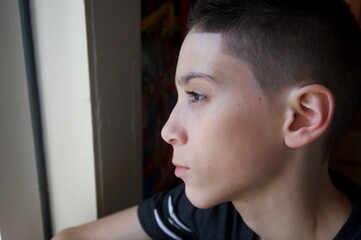 portrait of young boy