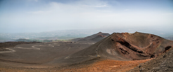 Etnas lower crater