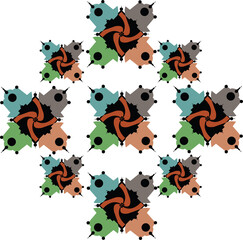 abstract floral background