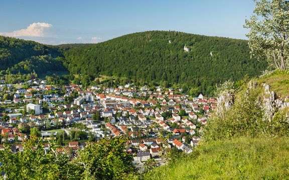 Oststadt der Stadt Albstadt-Ebingen auf der Schw&auml;bischen Alb