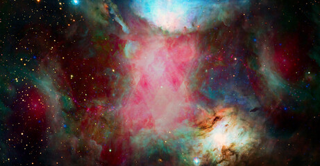 Infinite space background. Elements of this image furnished by NASA