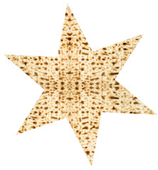 Traditional Jewish Matzoth sheet for the Passover Seder.