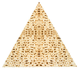 Traditional Jewish Matzoth sheet for the Passover Seder.