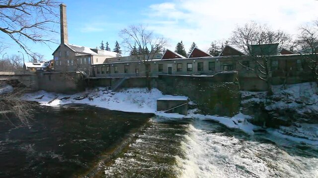 View of Beatty Mill in Ontario, Canada