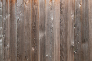 background texture of vertical installed wooden fence with rough surface.