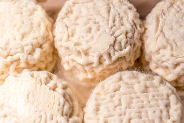 French cheese Goat Croutting. Healthy food. Natural product.