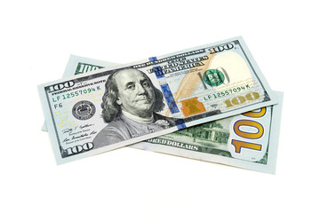 One hundred dollars banknotes