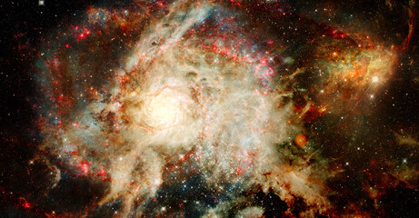 Spirals and supernovae. Elements of this image furnished by NASA