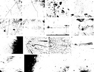 grunge textures set. background. vector illustration