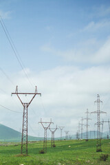 High voltage DC line
