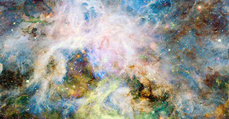 Obraz na płótnie Canvas Space nebula. Elements of this image were furnished by NASA.