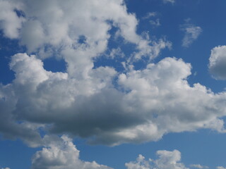 Obraz premium blue sky with clouds