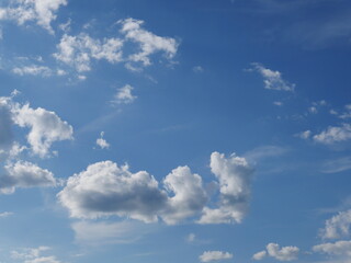 blue sky with clouds