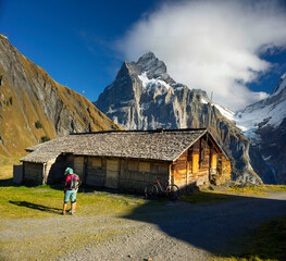 Athletes in front of Downhill