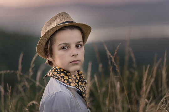 portrait of a 12 year old boy