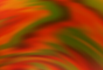 Light Orange vector blurred shine abstract texture.