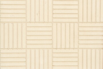 decorative light yellow brick wall, plaster light background, building wall with light brick pattern