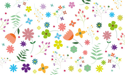  Beautiful Various Flower and Plant Pattern 