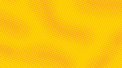 Dotted yellow and orange pop art background